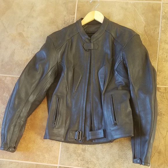 Black RIDENOW motorcycle jacket - womens - Picture 3 of 8